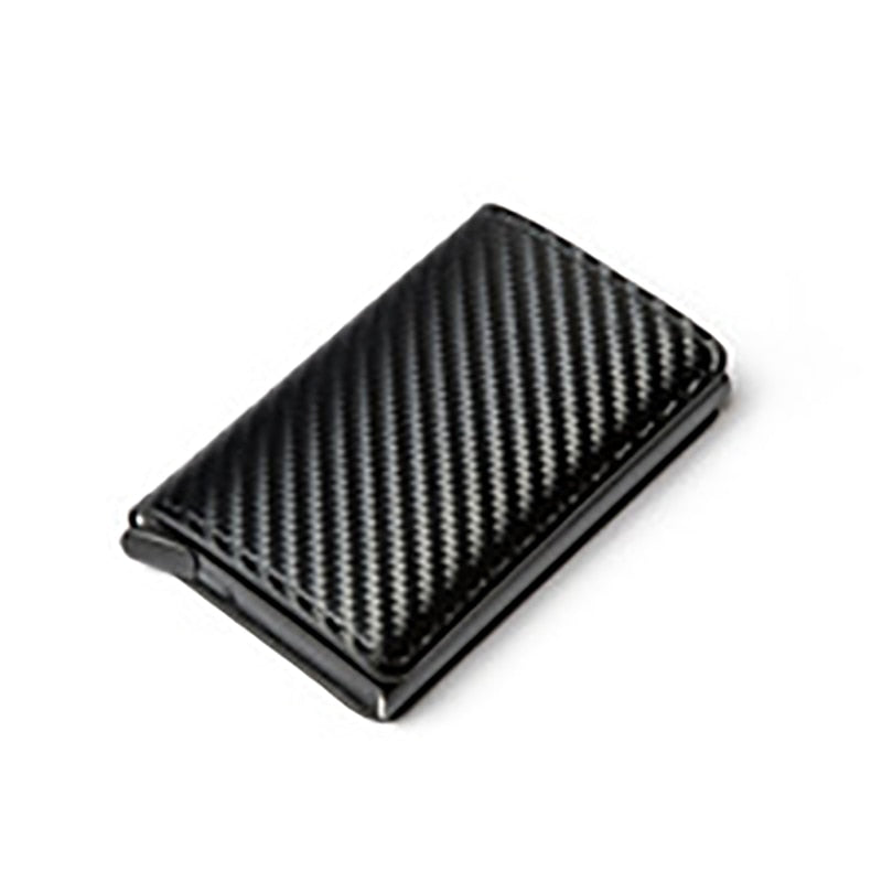 Customized Wallet 2023 Credit Card Holder Men Wallet RFID Aluminium Box Bank Card Holder Vintage Leather Wallet with Money Clips